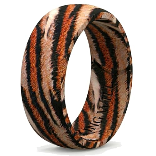 Bagues silicone homme motifs originaux confort sport 7mm
