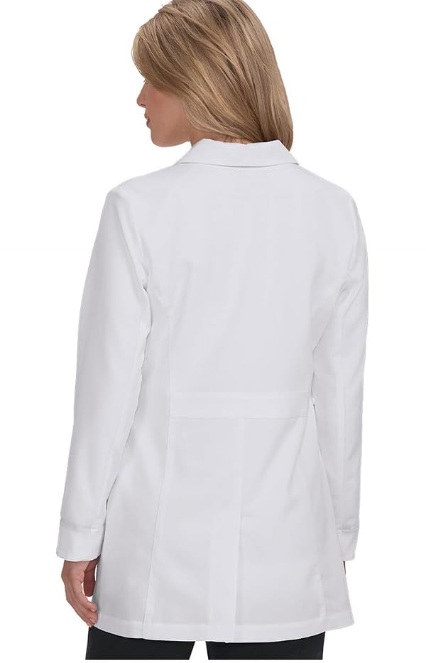 KOI Betsey Johnson B400 Marigold Lab Coat (White, X-Small) by KOI - Used condition - Image 3