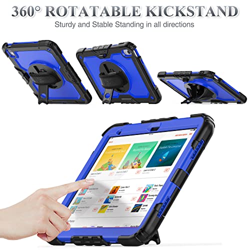 SEYMAC stock Case for iPad A16 11th/10th Generation (11/10.9 Inch) 2025/2022, Heavy Duty Shockproof with Screen Protector - Image 3