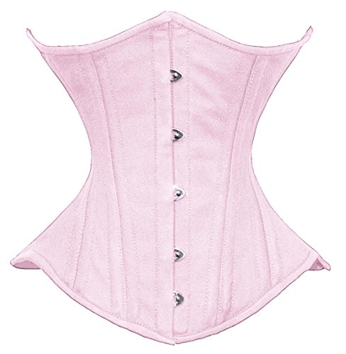 Luvsecretlingerie 26 Double Steel Boned Waist Training Cotton Underbust Corset XS/22 