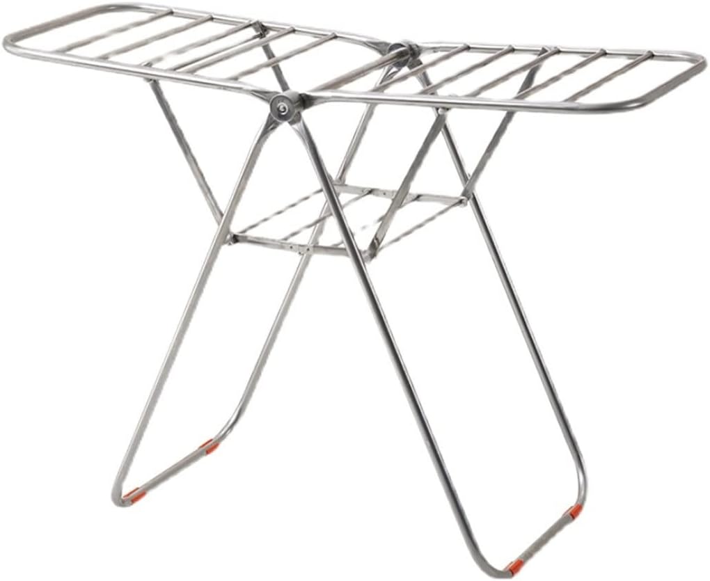 Thick Stainless Steel Folding Drying Rack Floor Balcony Telescopic Beauty Salon Cool Towel Bold Shelf