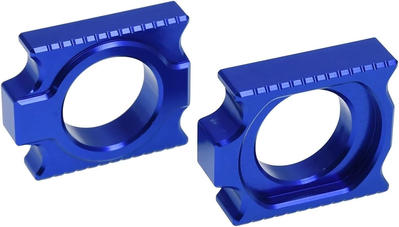 Motocross CNC Rear Axle Block Chain Adjuster Compatible With YZ125 250F YZ450F YZF 250 450 2002-2023 WR250F WR450F 250X(Type A)