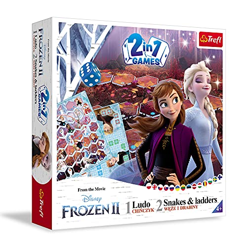 Trefl Ludo/Hoses & Ladders Disney Frozen 2 Game Board Children from 4 LAT
