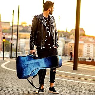 Sac à dos pour guitare avec symbole de note de musique et étui épais pour guitare acoustique, électrique, basse, avec… – Image 6