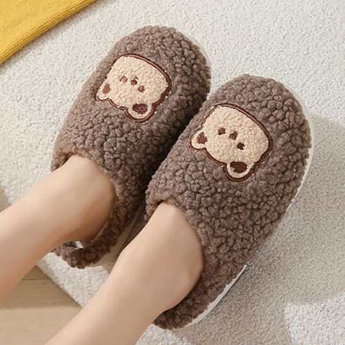 Slippers for Women Comfortable Warm Non Slip Indoor Slippers Cozy Bedroom Shoes Fashion Print Design Winter Shoes3