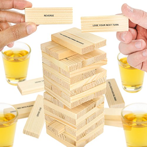 Fairly Odd Novelties Dunken Blocks Shot Glass Drinking Game, A Tower Of Fun!. #TOP21