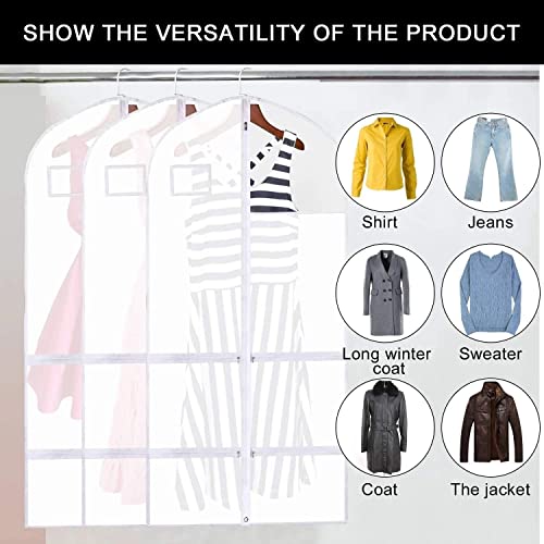 Garment Bag,Garment Bags For Hanging Clothes,Clear Dance Garment Bags For Dancers,Dance Costume Bag,Dance Competition Bag For Girls,Garment Bags For Travel Storage.Clear Garment Bag For Adults Kids - Thumbnail 5