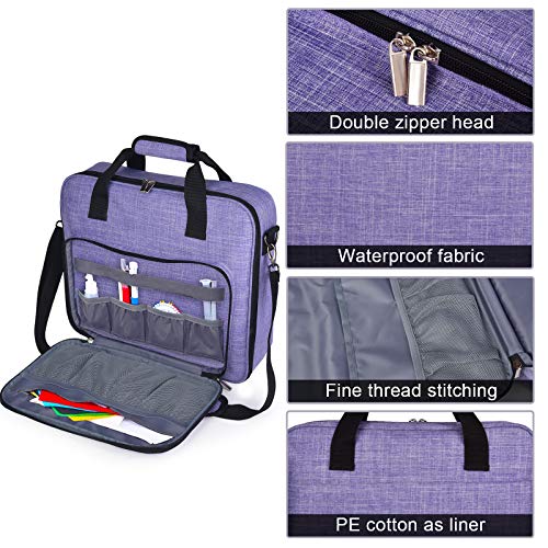 Baglher | Embroidery Storage Bag,Multifunctional Embroidery Project Bag,Large-Capacity Embroidery Kit (Embroidery Thread And Consumables) Storage Bag,With Shoulder Strap.(Bag Only) #TOP4