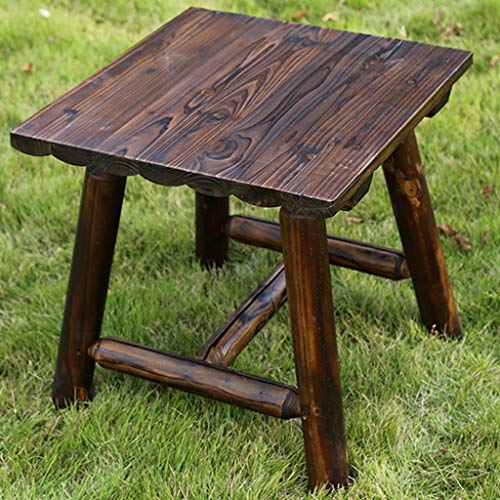 HTPOW-M Outdoor Solid Wood Rocking Chair, Multi-functional Combination Chair, Suitable For Courtyard/Indoor 1125-YY (Color : Table)