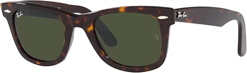 Miniatura 8 de Ray-Ban RB2140 - Lentes de sol Wayfarer originales Black/ Green, Black/G-15 Green, Black/Green, Black/Green Polarized, Black/Grey, Havana on