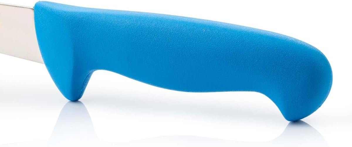 Arcos Butcher Knife 6 Inch Nitrum Stainless Steel and 150 mm blade. Professional Cooking Knife For Cutting Meat, Fish and Vegetables. Ergonomic Polyoxymethylene Handle. Series 2900. Color Blue.