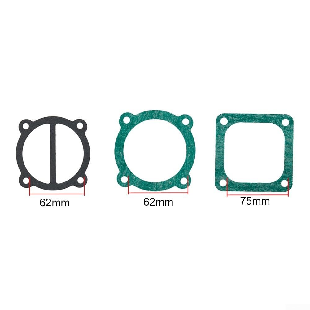 Kit De 10 Joints De Culasse En Aluminium Pour Compresseur D'Air - Diamètre 65mm, 5 Trous - Dimensions 85x85mm
