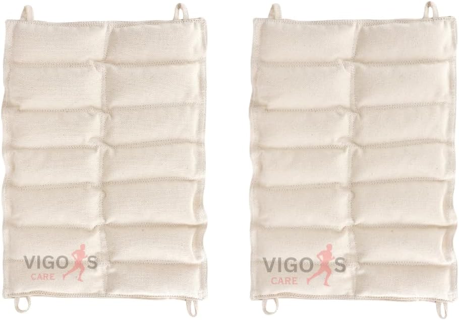 moist heat therapy hydrocollator pack for physiotherphy pain relief, hote pack bag for pain relief, steam hot pack set - Pack Of 2 (Standard_2Pcs)