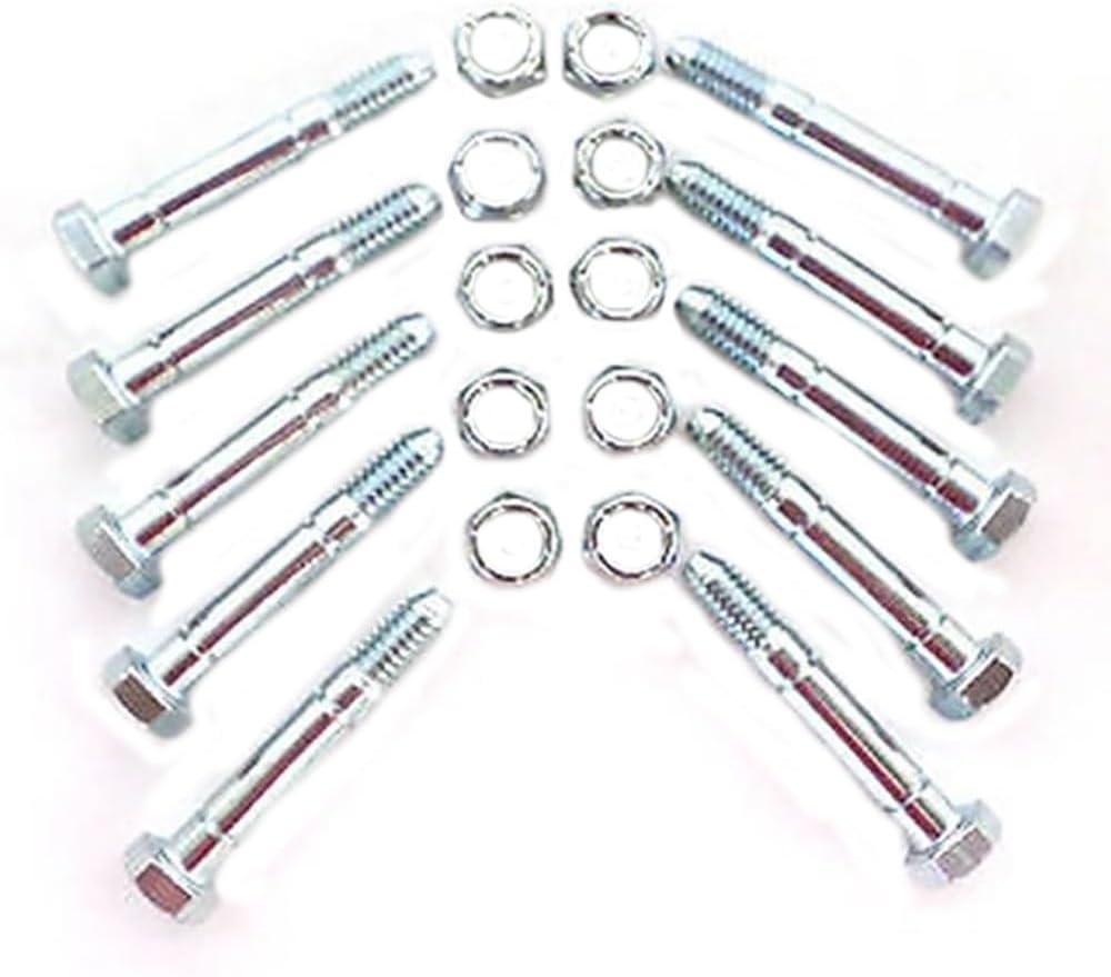 Replacement for fits Qty 10: Shear Pin with Nut Fits Prime Line Replaces 7-04366