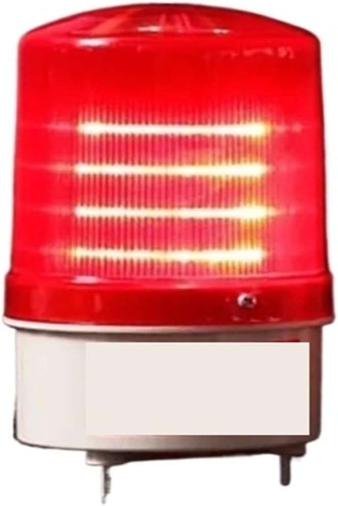 DC 12V 24V 48V LED-1101J Red Yellow Green Blue Warning Light lamp Siren Sound and Rotating Industrial Warning with Buzzer