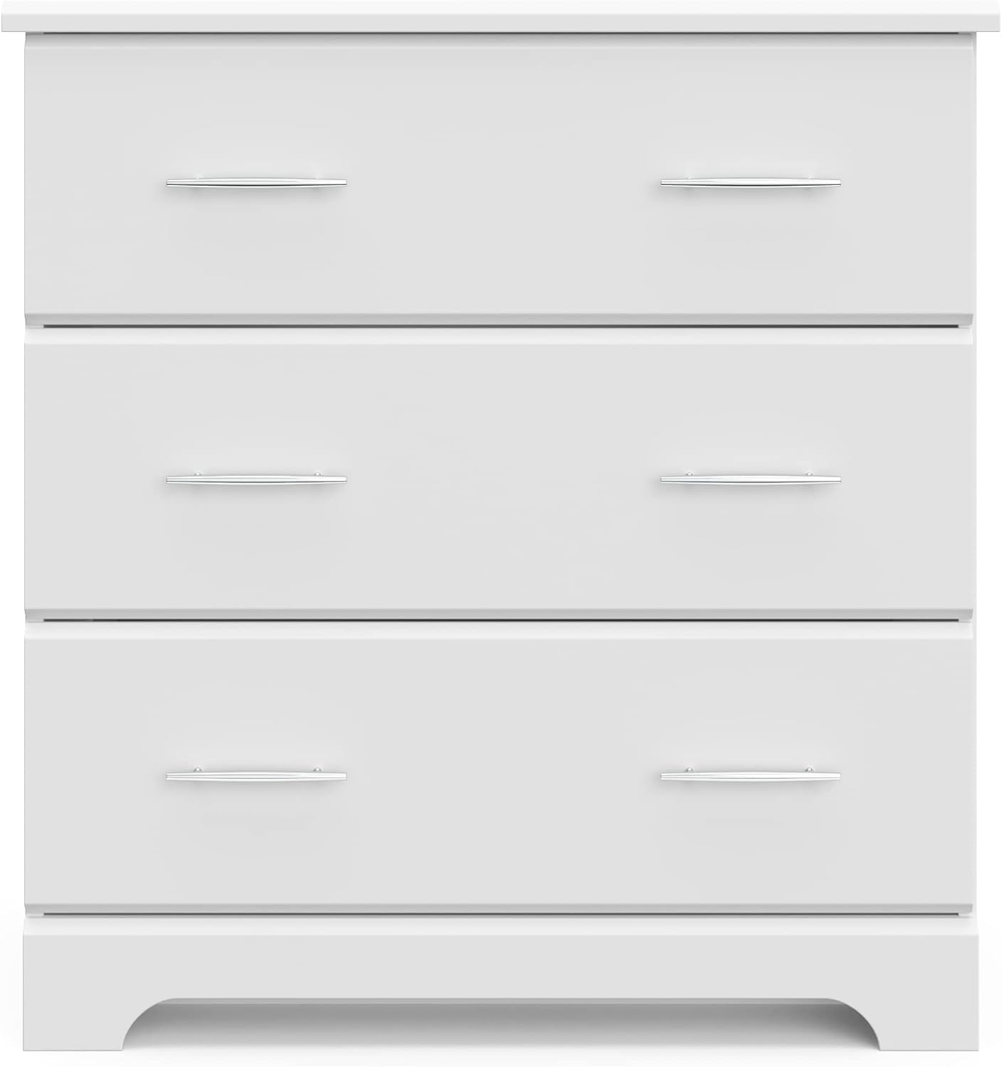 Storkcraft Brookside 3 Drawer Dresser (White) – Baby and Kids Bedroom Organizer, Nursery Chest, Storage Dresser With Drawers, Universal Design : Baby