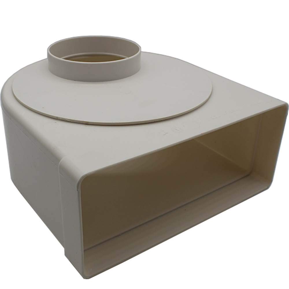 Megaduct 220 Elbow Bend with Rotating Offset 100mm Spigot