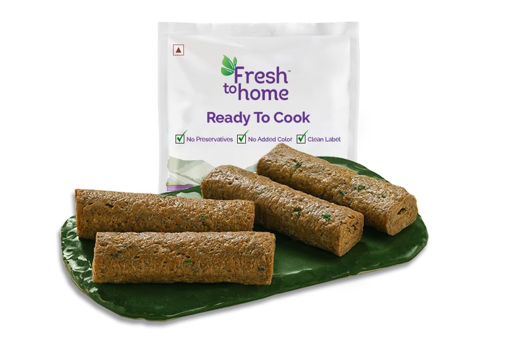 FreshToHome Meaty Mutton Seekh Kebabs | 200g Pack | Ready-To-Cook | No Added Preservatives-picture-21