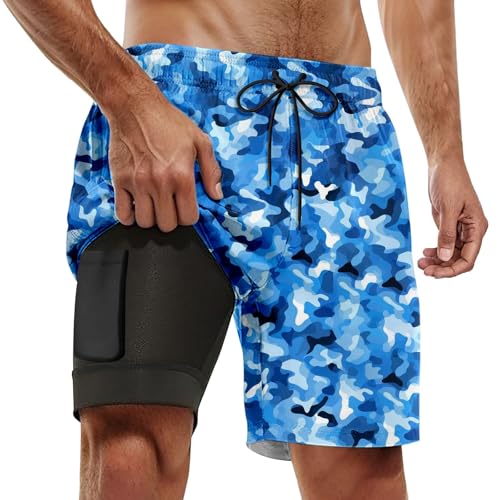 Maillots de bain homme boxer push up rouge et short court effet ventre plat