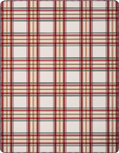 Villeroy & Boch® Kuscheldecke Tartan Delight I nachhaltig produziert I bunt Karierte Wohndecke in 150x200 cm I Made in Germany I Sofa-Decke aus Baumwollmischgewebe I Couchdecke mit Tartan Muster