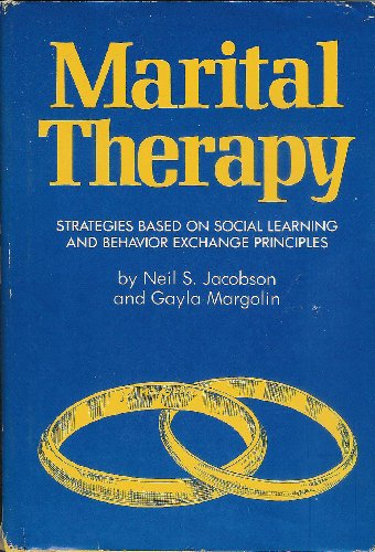 Marital Therapy: Strategies Based on Social Lea... B000RUY8G0 Book Cover