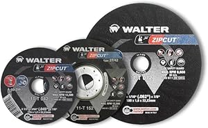 Disco de Corte para Aço Inox 7'' x 1/16'' x 7/8'' ZIPCUT WALTER ABRASIVOS