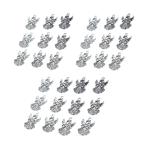 YYHONGMAI 30 Pcs Angel Wings Charms Exquisite Angel Charm Be