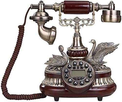 Decorative Telephone Desk Home Office Garden Wedding Antique Bedroom Study Room Bedroom Home Retro Telephone Decorative Landline