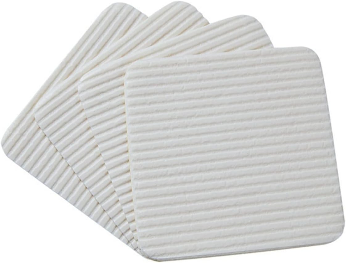 VALICLUD 8pcs Non-Slip Carpet Stickers Anti-Skid Adhesive Fixation Tapes for Area Rugs Safe for Hardwood Tile Living Bedroom Bathroom