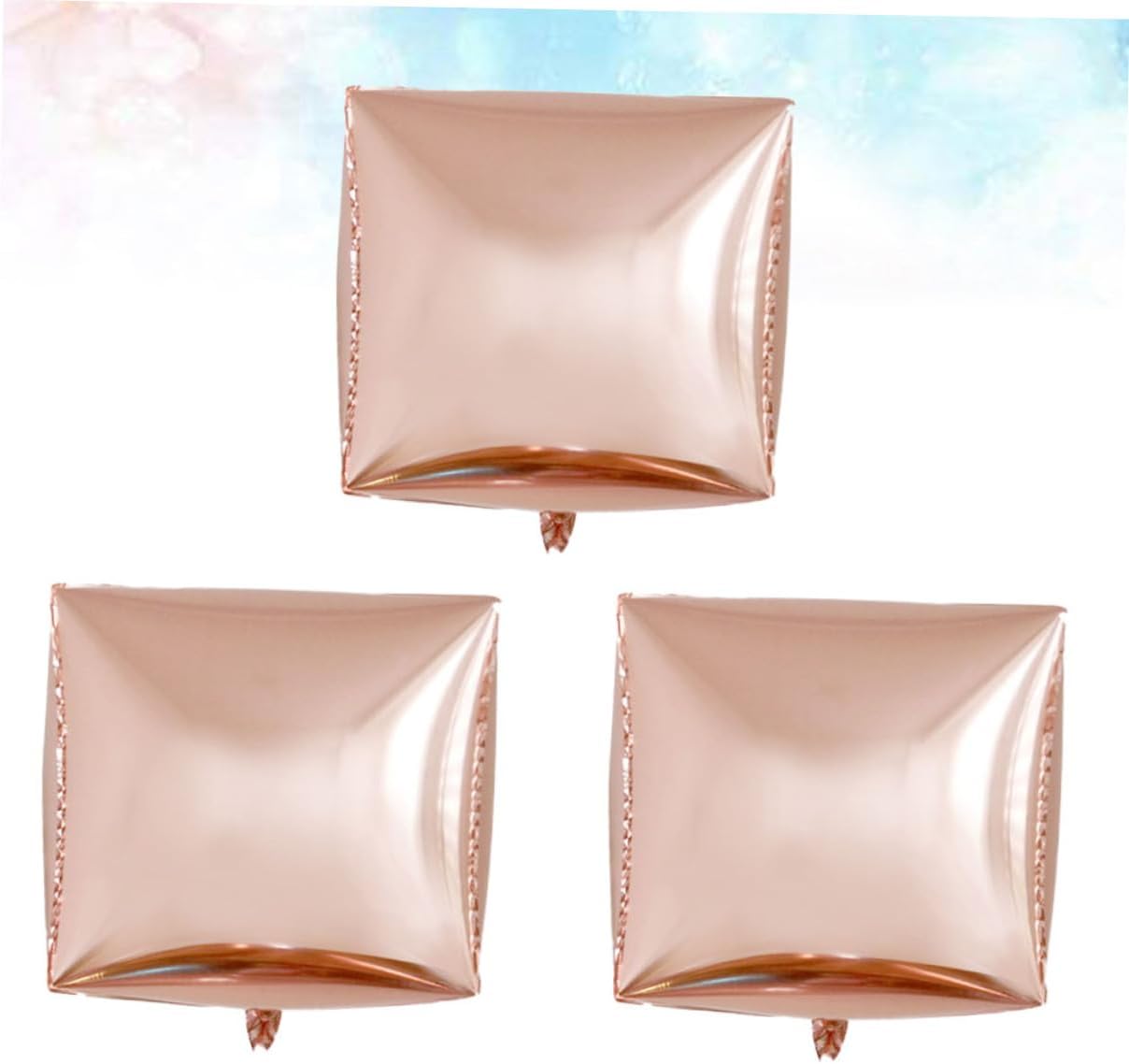 GARVALON 12 Cubos De Globos Inflables De Dados Para Fiestas Temáticas, Paquete De 20 Unidades De Papel De Aluminio Para Decoración Nocturna De Juegos