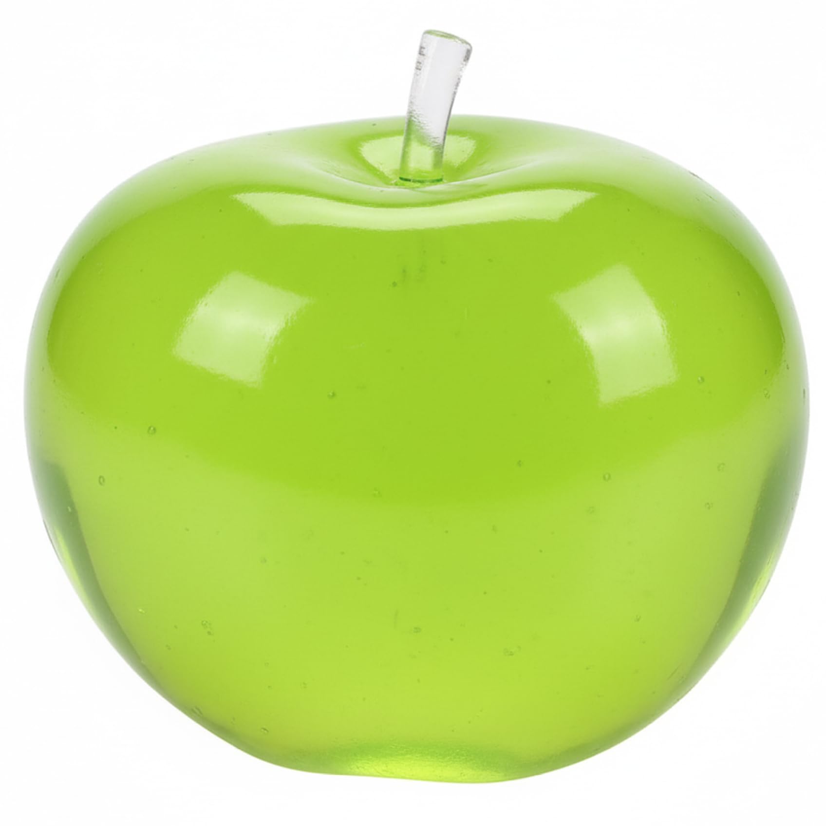 Fruit Stress Balls, Jumbo Green Fruit Stress Ball Slow Rebound Relief Toy, Squish Toy With Leaves For Anxiety Relief And Desk Decor