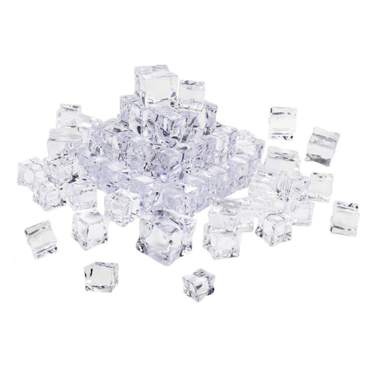 Cubitos de hielo artificiales para decoración de bodas, bautizos y graduaciones