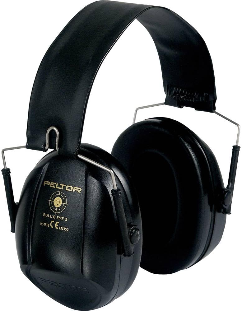 Peltor 7000039681 3M PELTOR Bull's Eye I Earmuffs, 27 dB, Black, Foldable, H515FB-516-SV
