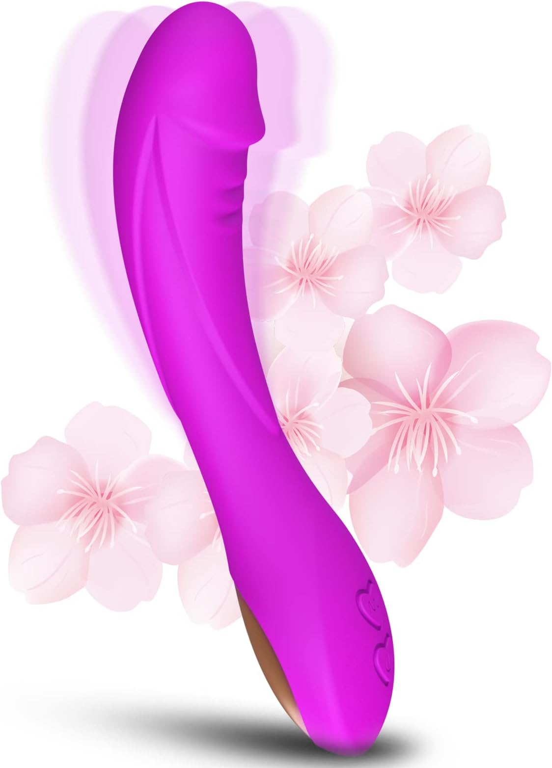 Wireless Cordless Massage Device with 12 Ultra Powerful Patterns, Hand Held Electric Massager with Silent Motor, USB Rechargeable