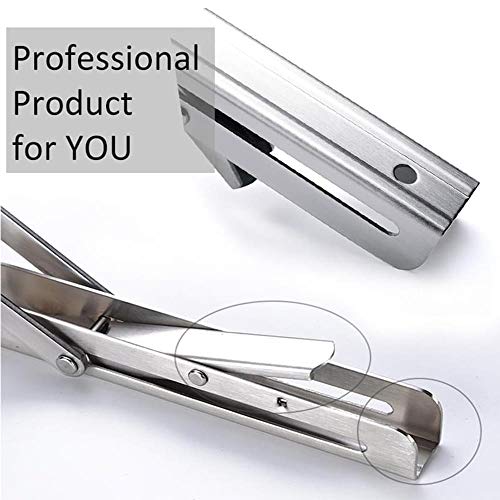 ZOMCHAIN Folding Shelf Brackets 12 inch Heavy Duty Stainless Steel Collapsible Bracket,Hinge Wall Mounted for Space Saving,Table Work Bench, DIY Bracket, 2 PCS