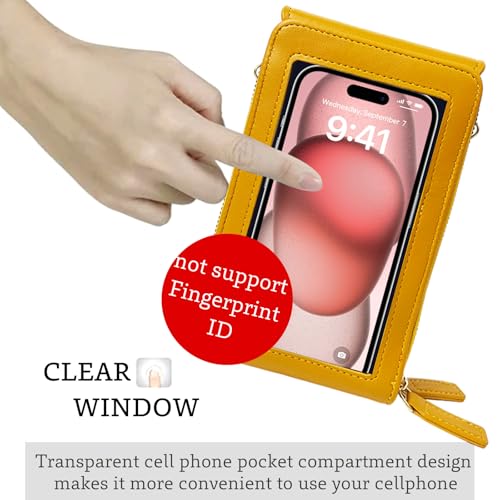Image of Crossbody for Women, Trendy Small Phone Purse with Secure Card Slots, Lightweight Card wallet