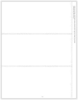 ComplyRight W-2 Blank Tax Form, 3-Up, Backer Instructions and Stub, Pack of 50 Forms, Tax Preparer Supplies