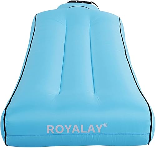 Miniatura 2 de Colchón de aire de 66 x 34 x 5.4 pulgadas para el hogar, campamento e invitados, duradero, portátil, impermeable (66 x 34 x 5.4 pulgadas)