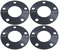 Vista 16 de Espaciadores de rueda centrados de 1 pulgada 5x4.5 – Compatible con Mitsubishi Lancer Evo – 1 pulgada (0.984 in), 5 x 114.3, cubo de 2.642 in