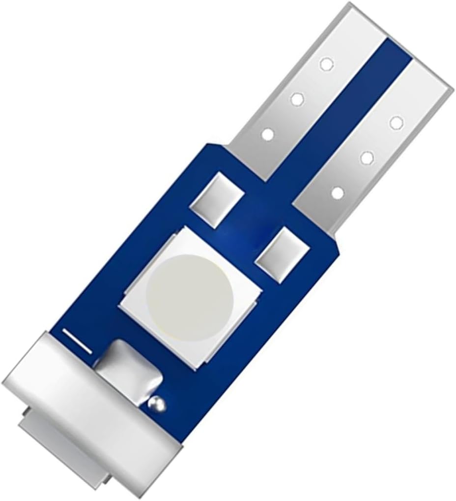 20 Pcs T5 LED Lights for Car Dashboard, Super Blue 74 37 2721 PC74 Replacement with Twist Lock Socket, for Interior Dome Door Instrument Cluster Dashboard Panel Gauge Indicator