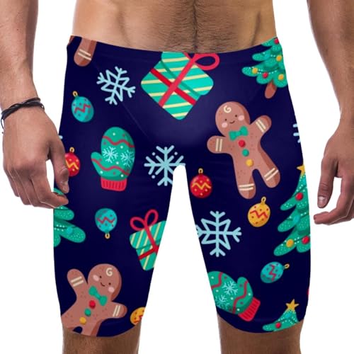 Traje de baño para hombre de Navidad y guantes el regalo divertido ideal