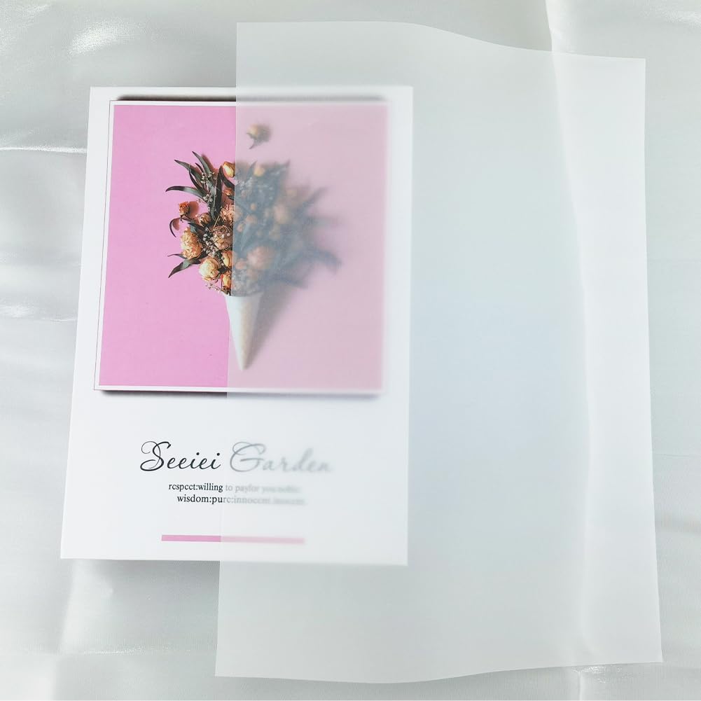 100 Sheets 9x12 Inch Tracing Paper, 71gsm Transparent Vellum Paper for Tracing, Transparent Paper for Drawing, Sewing, Architectural Drafting and Art Overlays (71)