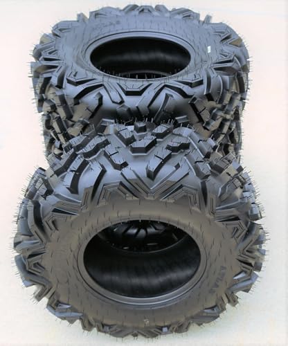 Set of 4 (FOUR) Forerunner Atlas A/T ATV UTV All-Terrain Off-Road Tires-29x9.00-14 29x9-14 29x9x14 56F Load Range 6 Ply BSW Black Side Wall
