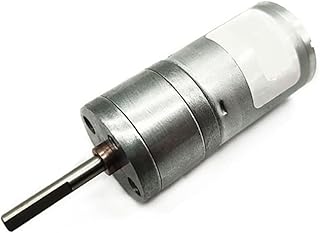 KOVNOVI GA25-370 DC Gear Motor 6-24V D Shape 25mm Long Shaft Motor Reducer Gear Electric Motor for Accessories DINGGUANGHE (Speed(RPM) : 24v 170rpm, Voltage(V) : Package A)