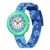Flik Flak SOCCEROZAURUS Unisex Kids Watch (Model: ZFBNP209), Blue
