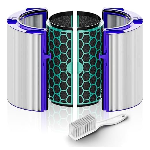 HEPA Filter Replacement for Dyson Air Purifier Hot and Cool HP04 TP04 DP04 TP05 DP05 Sealed Dyson HEPA & Activated Carbon Filter Replace Dyson Air Filter, Dyson Air Purifier Filter Replacements