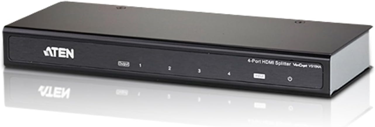 VS184 4-Port HDMI Splitter with Audio Support