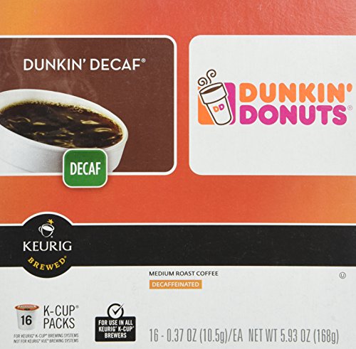 Dunkin Donuts Decaf Coffee K-Cups For Keurig K Cup Brewers - 32 Pack #TOP2