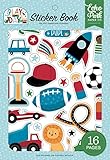 Echo Park Paper Company Play All Day Boy Sticker Book,White