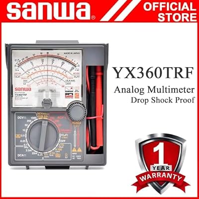 Sanwa YX360TRF Japan quanlity,Anglog multimeter, Pointer Type multimeter Zero Center Instrument 200Mohm Resistance Measurement(YX360TRF)